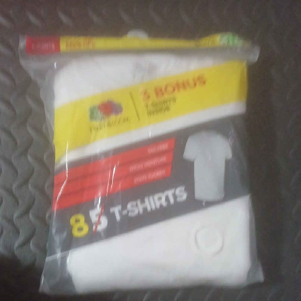 Fruit of the Loom Kids White T-Shirt 8-Pack